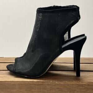 Madden Girl Divaa 4.5” Stiletto Heel Evening Booties Black Size 10 Sandals Heels